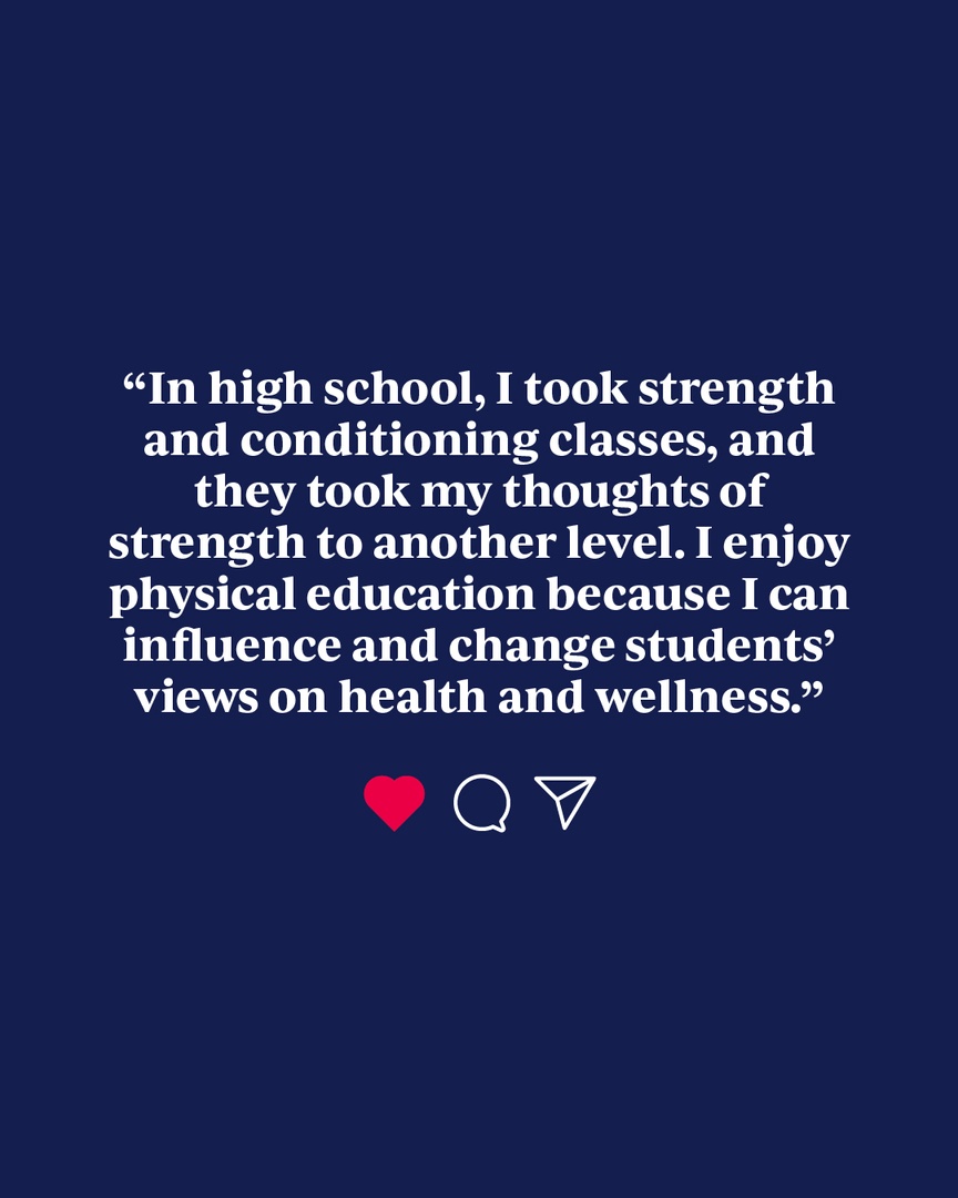 #NationalPhysicalFitnessandSportsMonth may be coming to an end but there are tons of Fitness Influencers like Carroll High School's Katasha Turner. Be sure to show them some appreciation the next time you visit your local school! 🍎 💪