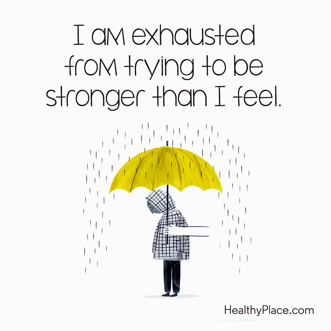 HealthyPlace's tweet photo. How to Deal with #Depression and #Fatigue | https://t.co/ijyXeI45yk
--
#quote #mentalhealthquote #exhaustion #mentalillnessquote #mentalhealth #mentalillness #depressionquote #bipolarquote #anxietyquote #mhsm #mhchat https://t.co/ztrRllgGVG