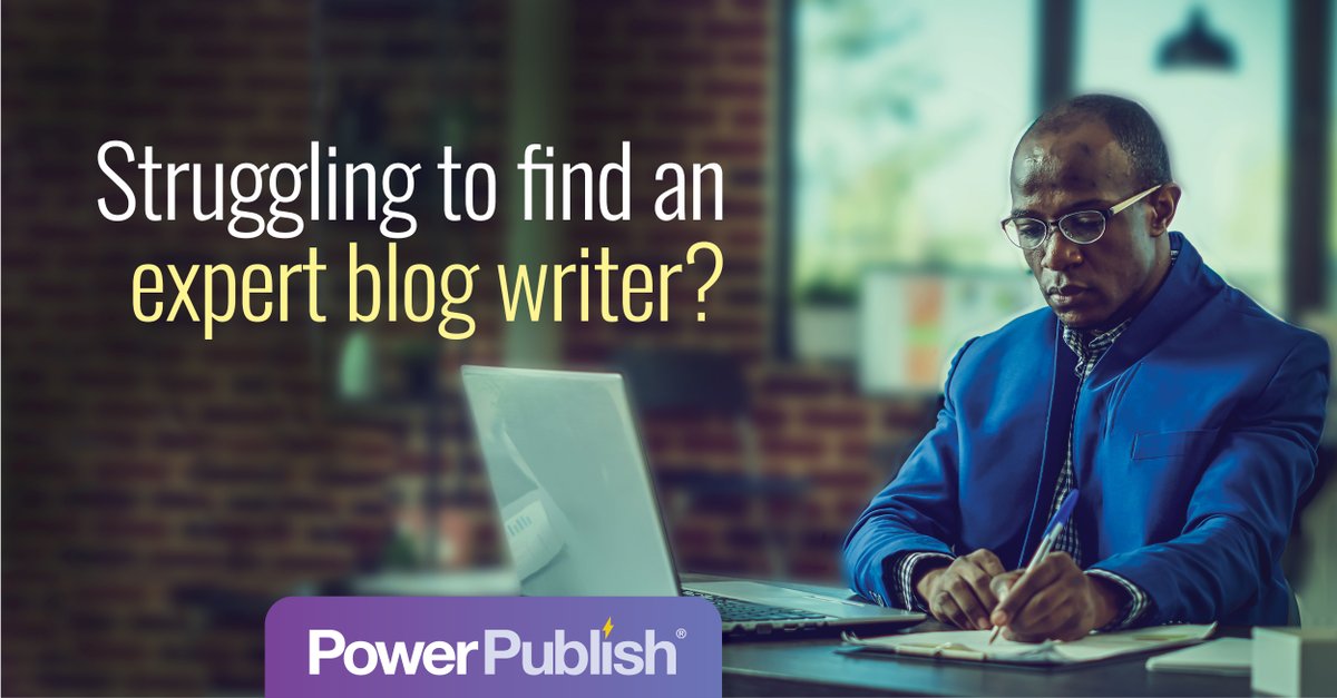 Outsource to a blog writer with industry-specific expertise.

Schedule a 30-minute demo to discover what PowerPublish can do for you - lnkd.in/emy3T2RF

#PowerPublish #HireAWriter #ContentWriters #ProfessionalWriters #FreelanceWriters #G2Leader #ContentWriting #Outsourcing
