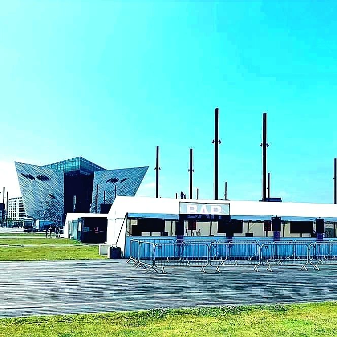 robinelliott's tweet photo. Behind the scenes tour of this weekend's @AVAFestivalNI taking place on the Titanic Slipways
For more info & tickets for The AVA Festival go to https://t.co/JClWOibKsi
#avafestival #titanicbelfast #titanicslipway #belfastwoodfiredpizza #woodfiredpizza #pizza https://t.co/ZnnLREpmMD