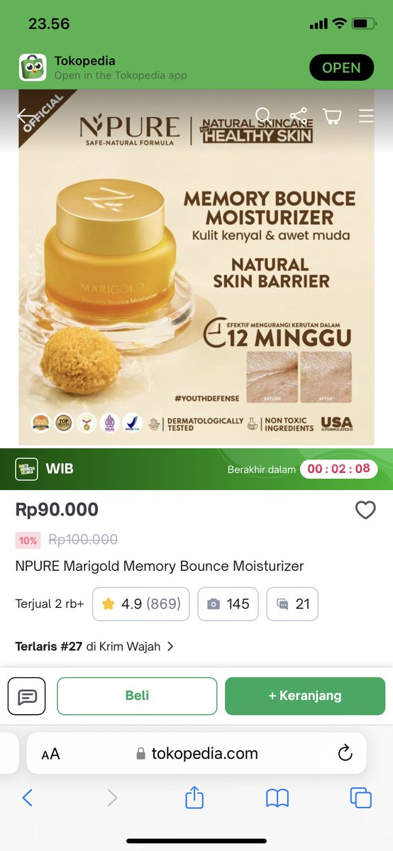 NPUREOFFICIAL's tweet photo. Siapa yang masih bangun? Sekalian deh MinPure mau last call diskon gajian!☺️❤️✨

Link : https://t.co/lKyQ9ed7jO https://t.co/w1rQrGB3iw