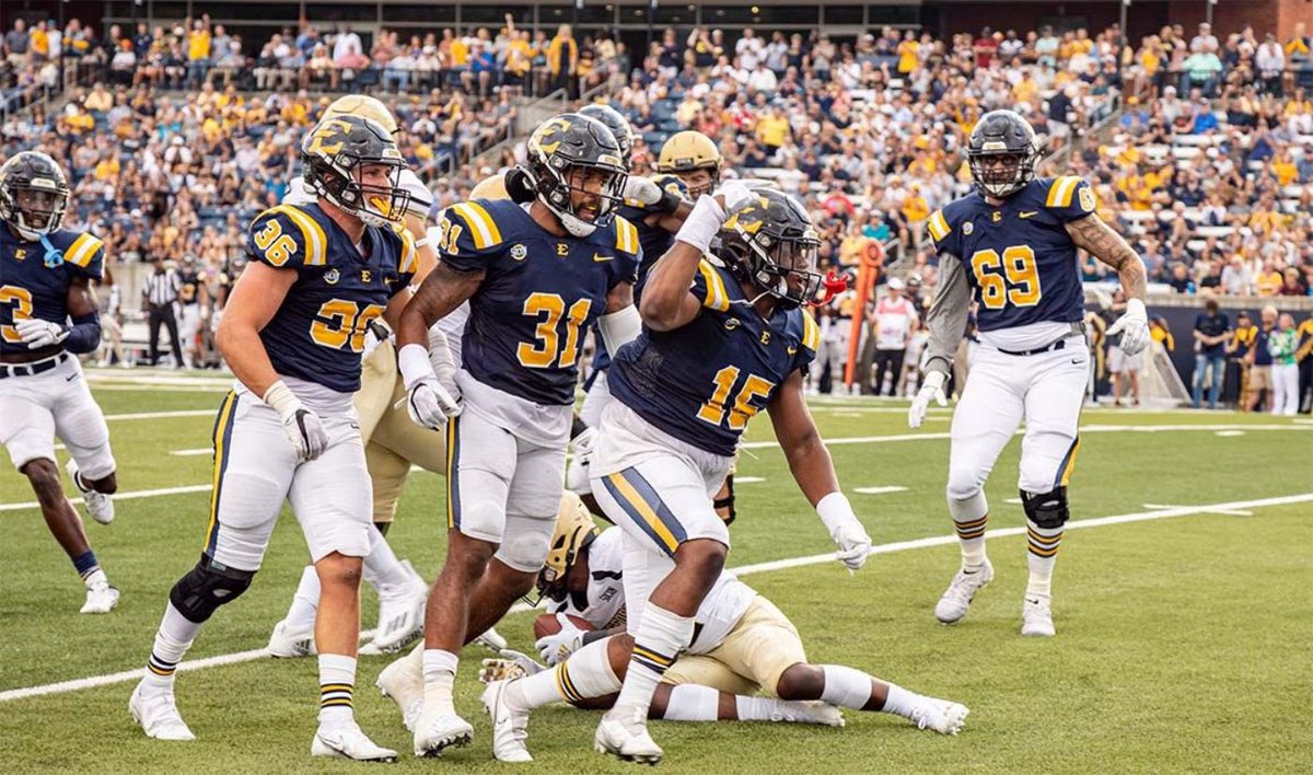 Amanuel Dickson (@devarusamanuel) on Twitter photo After a great conversation with <a href="/CoachMarchi/">Logan Marchi</a> I am blessed to be offered by <a href="/ETSUFootball/">ETSU Football</a> 🔵🟡
<a href="/GreeneDevilsFB/">GREENEVILLE FOOTBALL</a> <a href="/CoachTevaHarris/">Scott Harris</a> <a href="/RileyElite3/">Riley Howard III 🇲🇭</a> <a href="/_Elite3/">ELITE 3</a> <a href="/CoachBGillespie/">Broderick Gillespie</a> After a great conversation with <a href="/CoachMarchi/">Logan Marchi</a> I am blessed to be offered by <a href="/ETSUFootball/">ETSU Football</a> 🔵🟡
<a href="/GreeneDevilsFB/">GREENEVILLE FOOTBALL</a> <a href="/CoachTevaHarris/">Scott Harris</a> <a href="/RileyElite3/">Riley Howard III 🇲🇭</a> <a href="/_Elite3/">ELITE 3</a> <a href="/CoachBGillespie/">Broderick Gillespie</a>