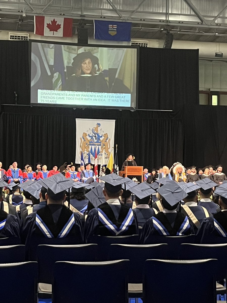 MountRoyalU's tweet photo. Nancy Southern is this morning’s recipient of Honorary Doctor of Laws. Nancy is the Chair and CEO of @ATCO Ltd. and her business acumen and leadership abilities led to her being named to Fortune’s list of the “50 Most Powerful Women”. #MRUgrad
https://t.co/VUobZL1aXm https://t.co/2CeygCtSjq