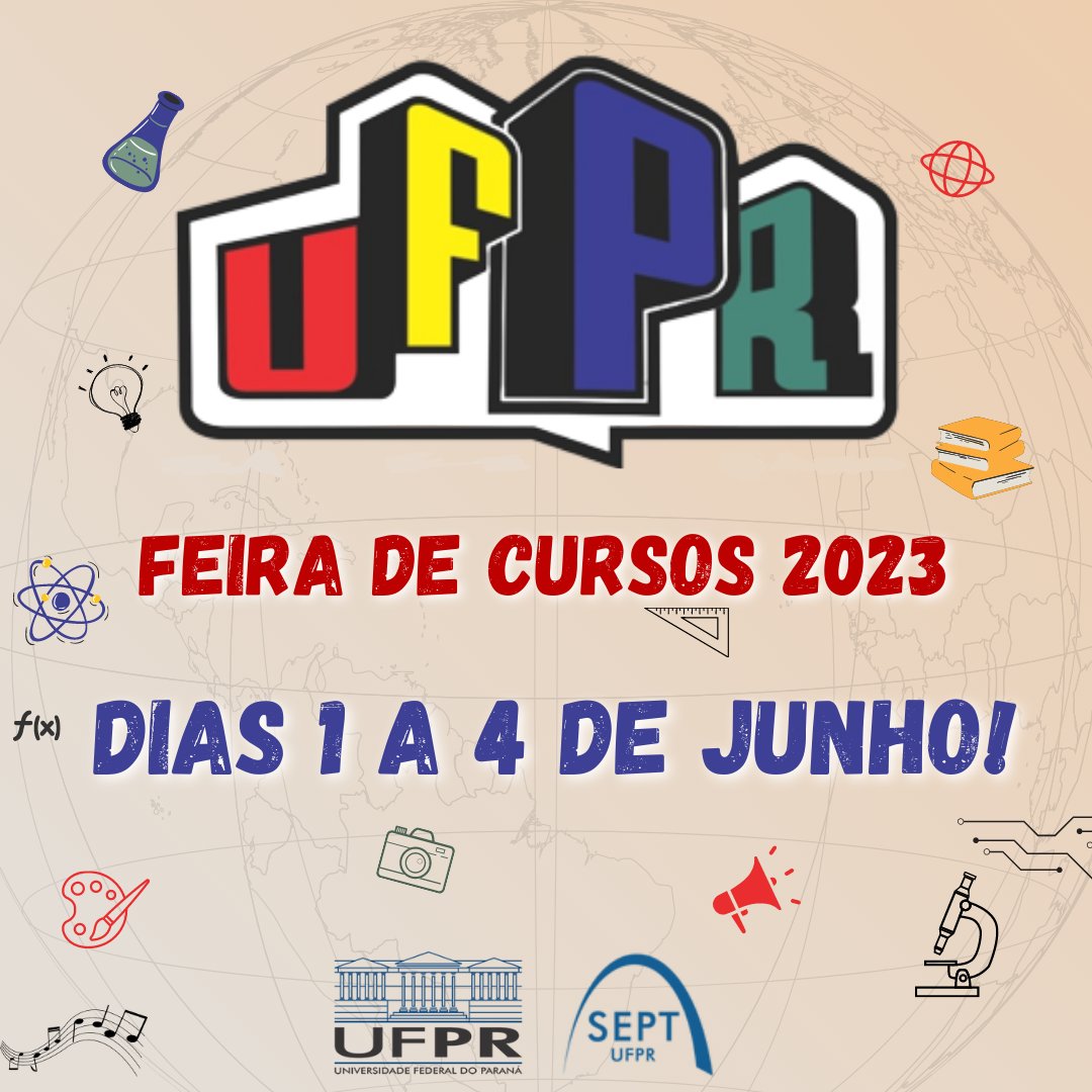 ufprsept's tweet photo. 🤩A feira de profissões começa amanhã e vai até o dia 04 de junho, no Complexo da UFPR em Piraquara - Rodovia Deputado João Leopoldo Jacomel, nº 4015.

Participe!
#ufprsept https://t.co/gRdJ1B4Plt