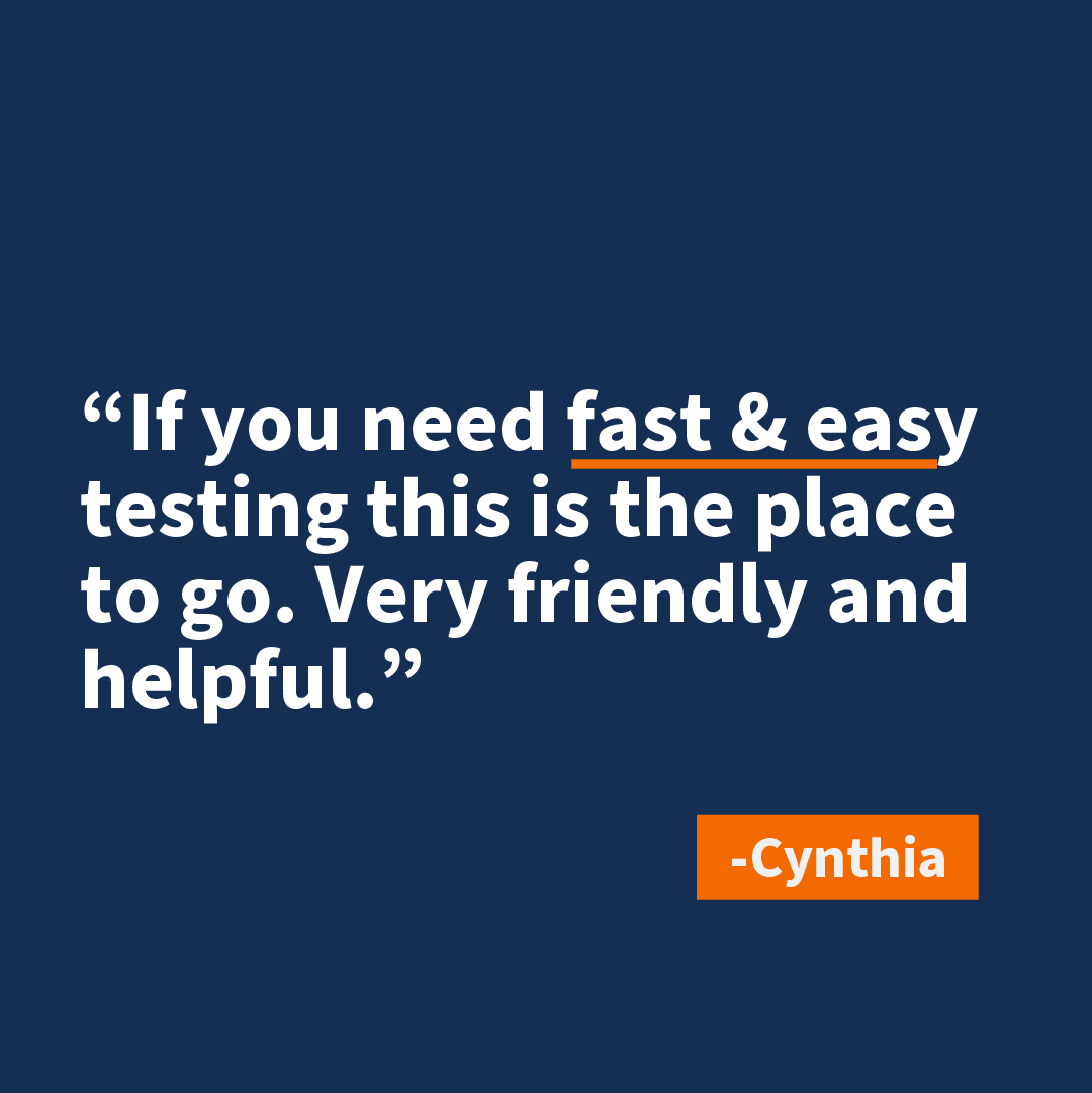 Covid Clinic offers rapid testing and friendly service!