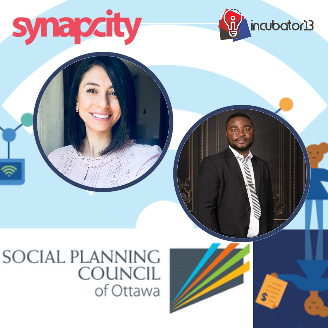 Coming up on June 15th we are delighted to have Reuben Nashali and Shireen Faza of @SPCOttawa along to speak about the work they are doing in the Digital Equity field. Join us in-person or online for this important session!! Register here: bit.ly/SynapcityDigit…