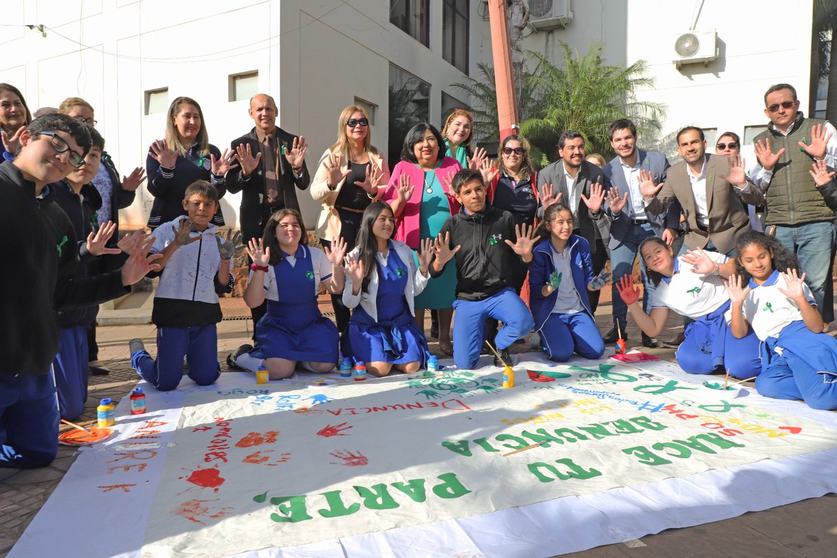 MINNAParaguay's tweet photo. El MINNA y la @MunicSanlorenzo conmemoraron el "Día nacional de lucha contra el abuso sexual y todo tipo de violencia hacia niñas, niños y adolescentes del Paraguay" invitando a niñas, niños y adolescentes a expresarse mediante una pintata.

🔗https://t.co/H2NJmby7ah https://t.co/KFnMMhhcma