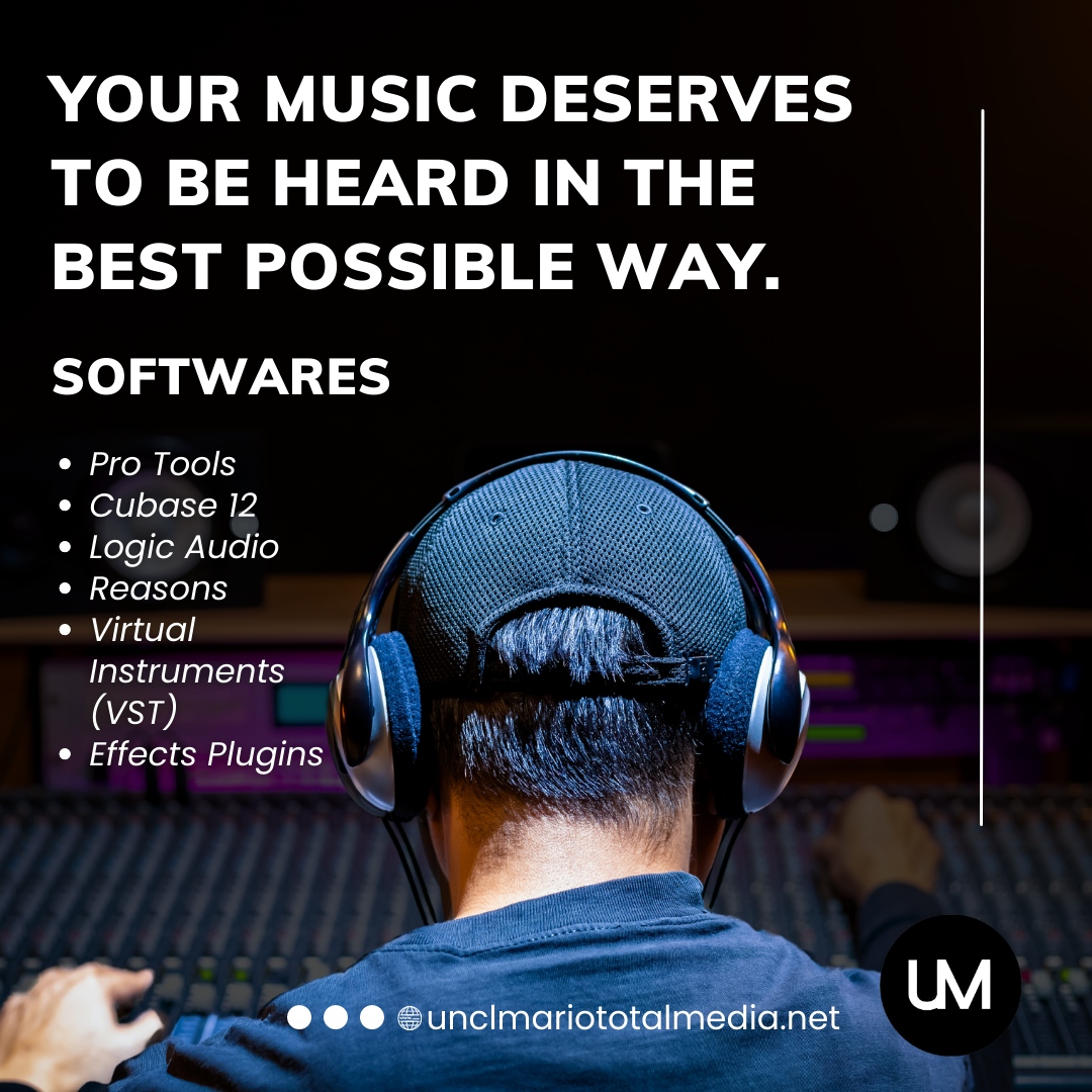 🎵🎹🎶 Elevate your sound with UnclMario Total Media's music production services!

From recording to mixing and mastering, our professionals will bring your music to the next level. 🚀🎧

#ElevateYourSound #MusicProduction