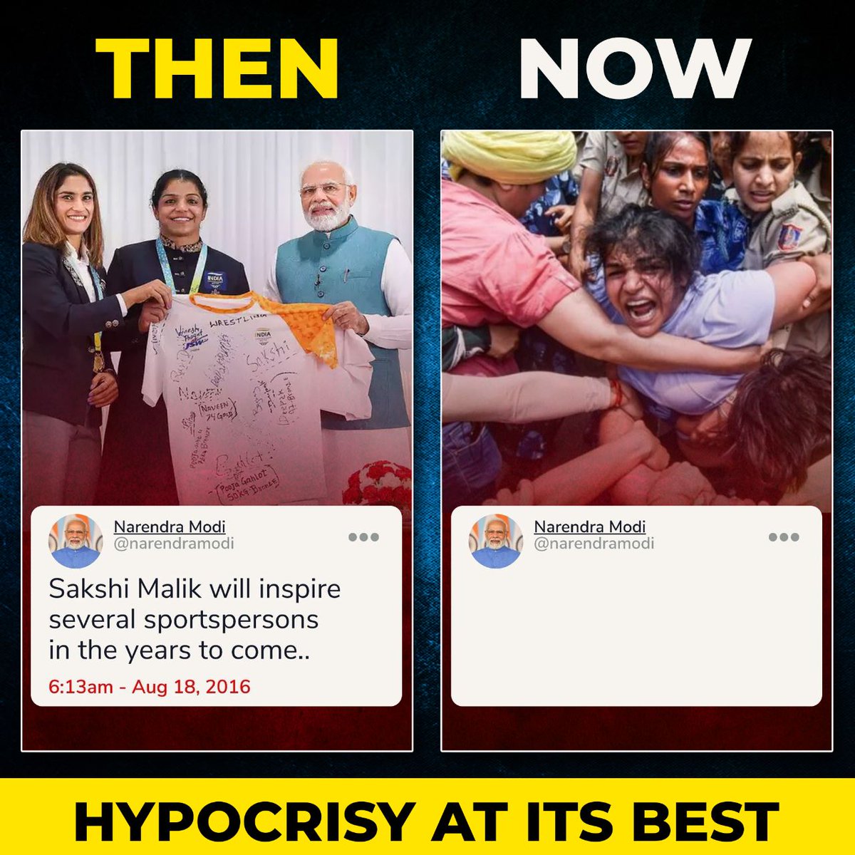 Hypocrisy at its best.