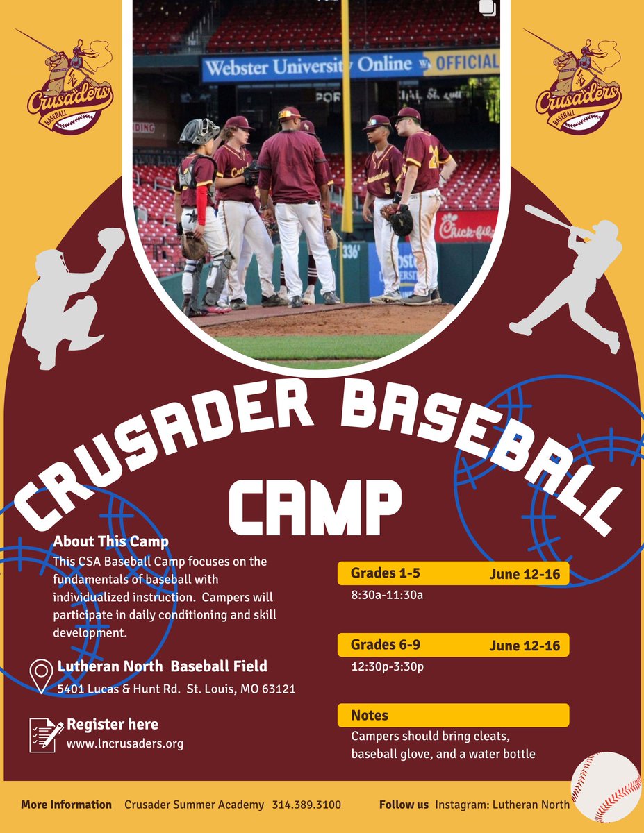 Lutheran North Crusaders Baseball tweet media