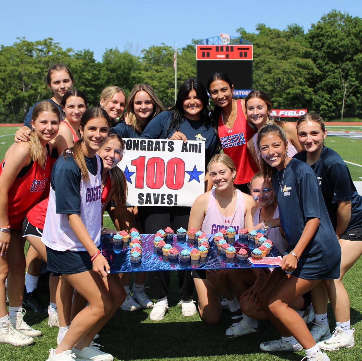 Junior GK Amelia Walsh with 100+ saves on the season!