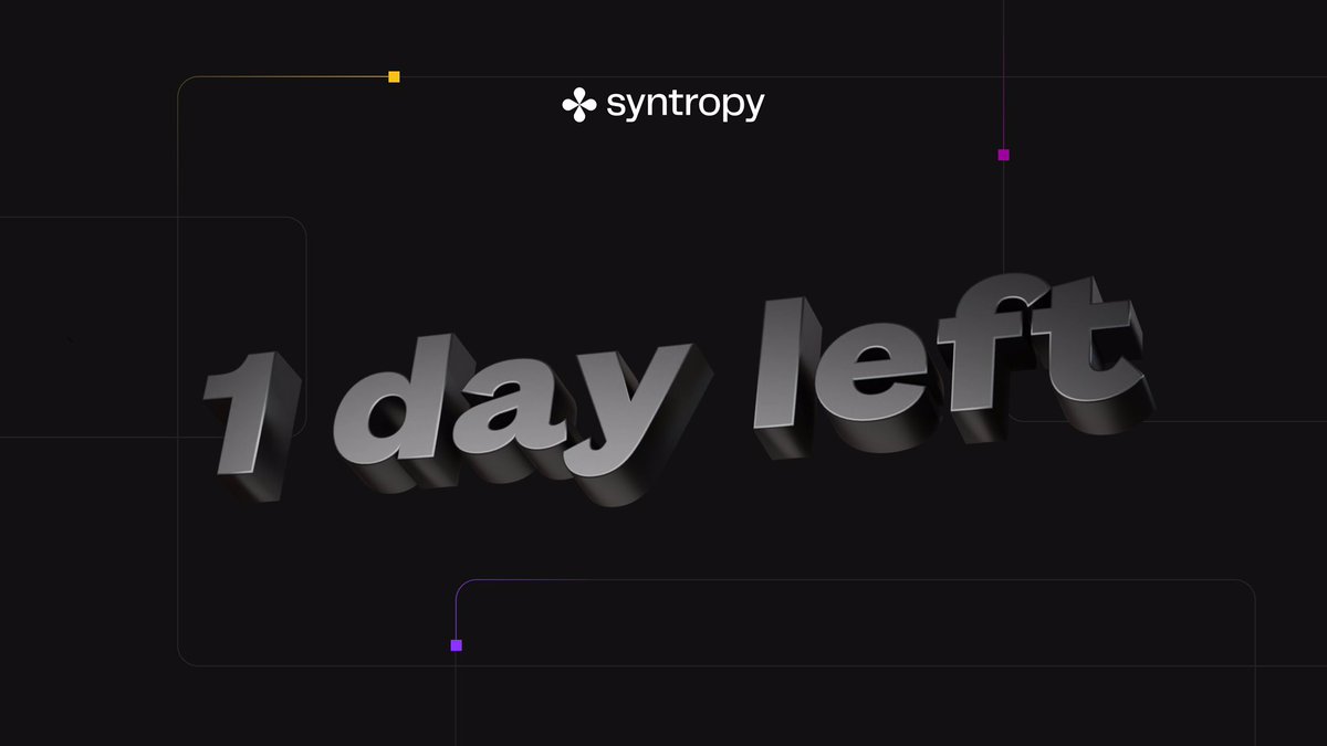 airstar027's tweet photo. #Syntropy is back and ready to serve better.
Are you excited?
In less than 24 hours we will reveal and explain the new focus of #Syntropy.
follow @Syntropynet for announcement and the following chat AMA with our co-founders CEO @povilauskas and CTO @JSimanavicius.
#Syntrophy https://t.co/onsxroATUx