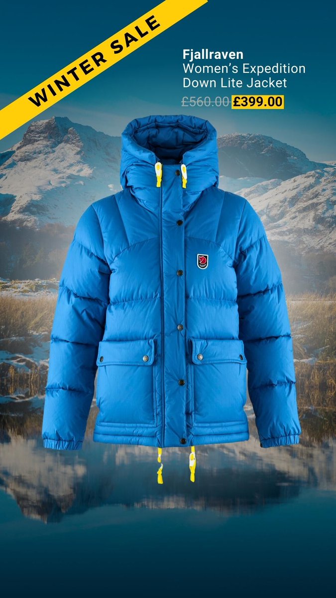 The Fjallraven Women's Expedition Down Lite Jacket is one of the most popular items in our sale.

Light version of the classic Expedition Down Jacket from 1974.

You can buy it here while stocks last - bit.ly/3nMlkh2 

#fjallraven #jacket #wintersale #goexploring