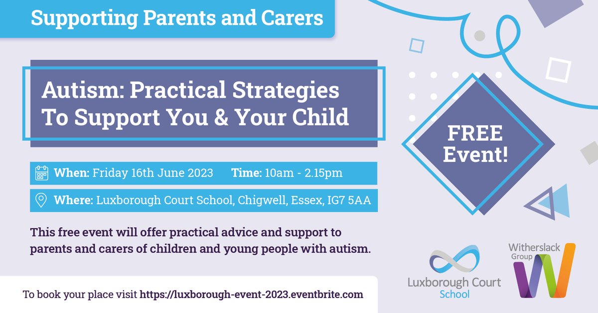 You won’t want to miss this! This June, we're hosting a free event for parents and carers in Essex, where we will be joined by <a href="/ah_ideasafresh/">Anne-Marie Harrison</a> plus clinical experts from our Group who will be on hand to answer your questions.

Book your place now bit.ly/3MeFzfX