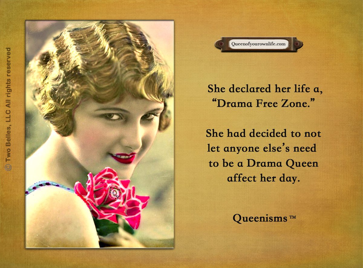 QueenofOwnLife's tweet photo. Drama Queens belong on the stage, not mucking up our lives. https://t.co/mHrLzgH9aZ