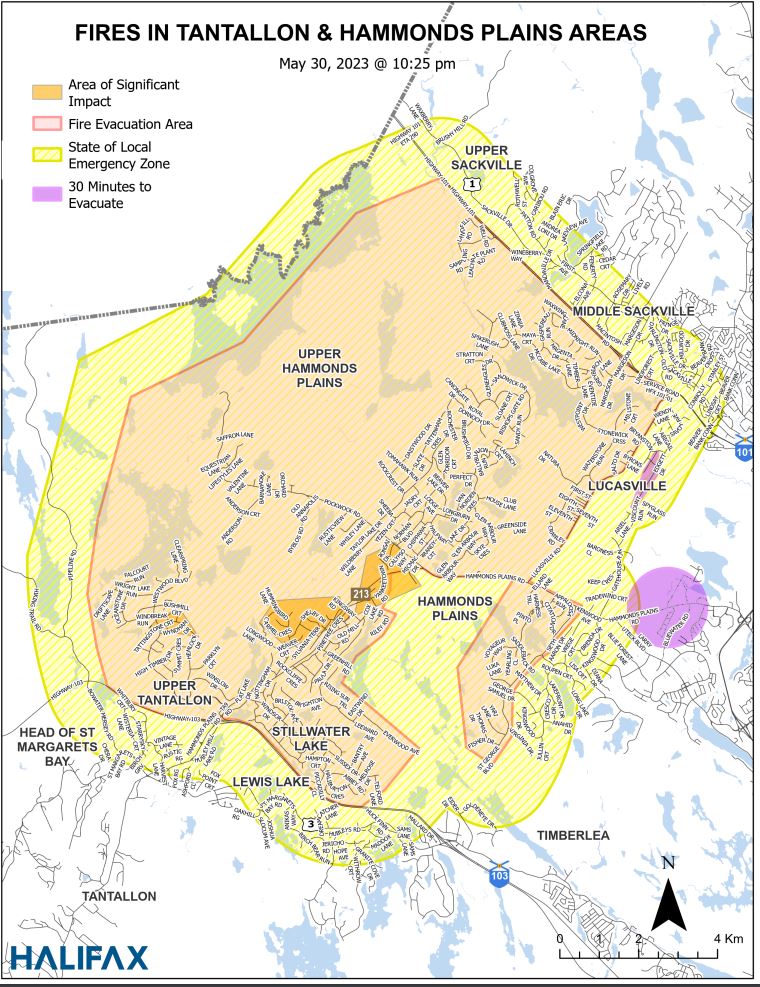 May 31, 2 p.m. | The Halifax Regional Municipality is advising residents of the following updates and impacts to municipal services as a result of the ongoing fires. Details: fal.cn/3yHMO