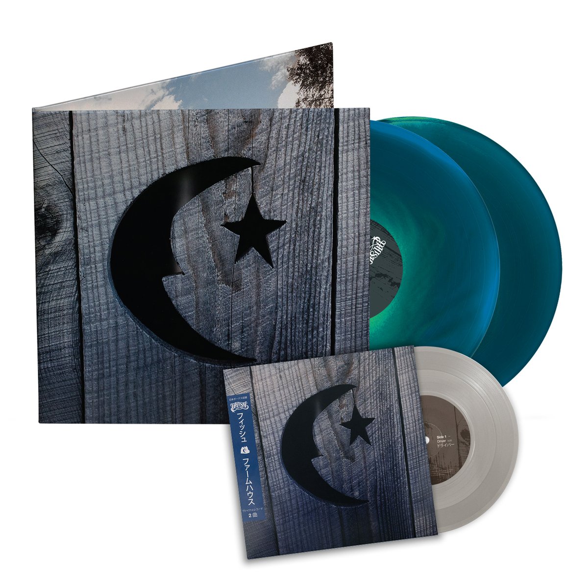 phish's tweet photo. Accompanying the release of ‘Farmhouse’ on vinyl and available only at @phishdrygoods is the Japanese Bonus 7" vinyl containing the bonus tracks from the original Japanese ‘Farmhouse’ album release: https://t.co/VxusJuRCqq https://t.co/6kej9sB48O