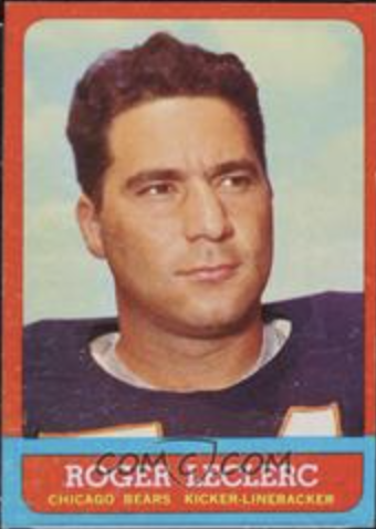 Didn't know this. #Rams HOFer Bob Waterfield was the 1st #NFL player to kick 5 FGs in a game -- in 1951 vs. the #Lions. The 2nd, the guy everybody always forgets? Roger LeClerc, out of D-3 Trinity CT College. Did it for the #Bears in '61, also vs. the #Lions, in a 16-15 loss. https://t.co/0STFB1kccm