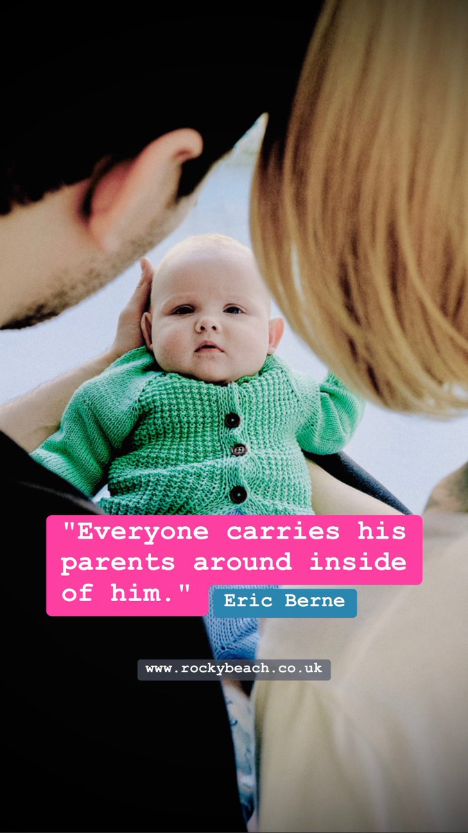'Everyone carries his parents around inside of him.'

- Eric Berne

#Socialisation #Family #EgoStates #LifeScript #TA #SelfAwareness #SelfReflection #Introspection #PersonalDevelopment #PersonalGrowth #Counselling #Psychotherapy #PsychotherapyOnline #RockyBeach