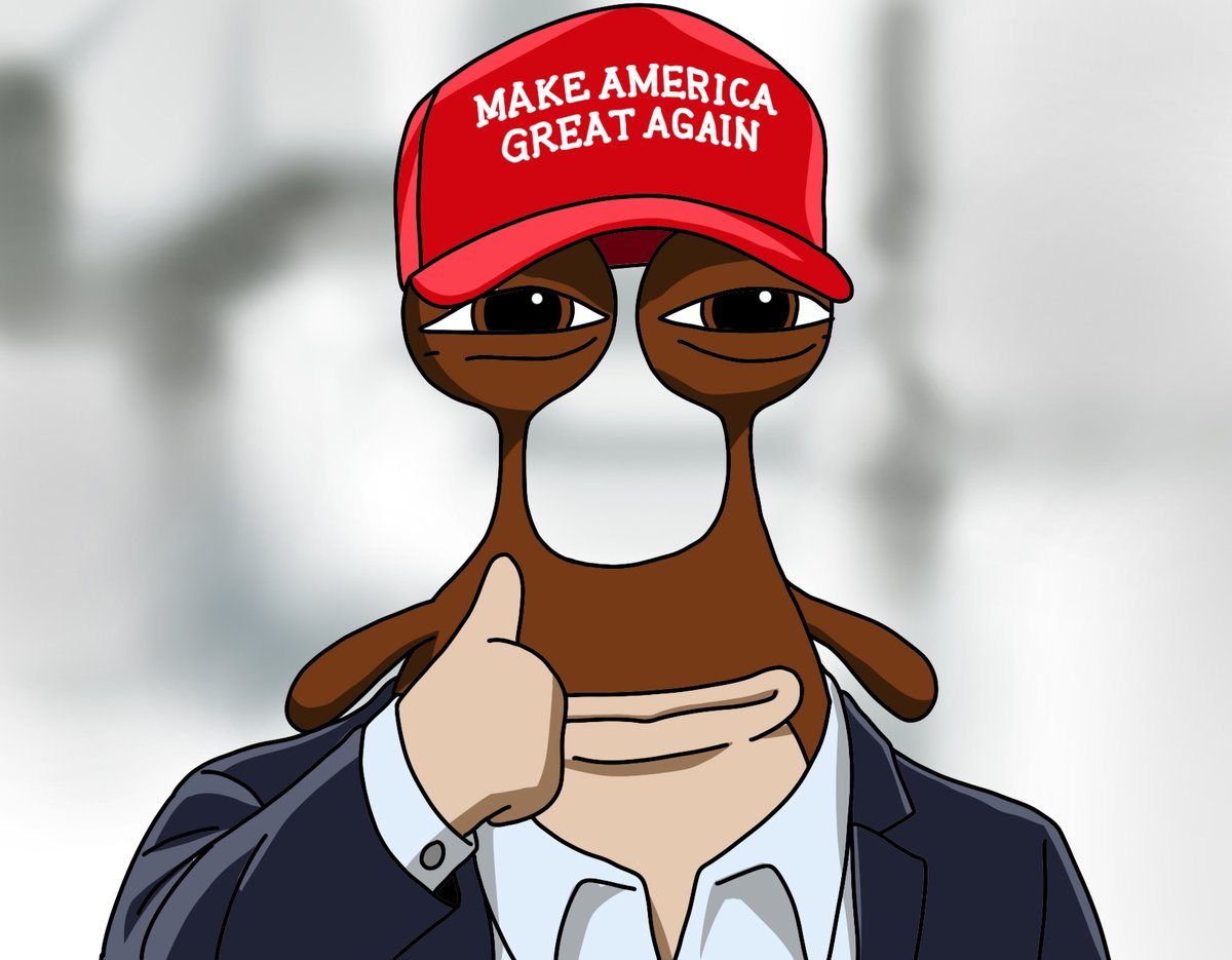 unluckyslugwtf's tweet photo. Donald Slug trusts in Unlucky Slug 👍🏻

He make America great again. We make da crypto world great again. 

Crypto community need us. Dats why we aint stoppin, no matter wot. A neverending slime trail to da moon and beyond has just started 🚀🌛 

Join us. Slugheaven awaits.

Holdin' $SLUG till' I die 🍀
