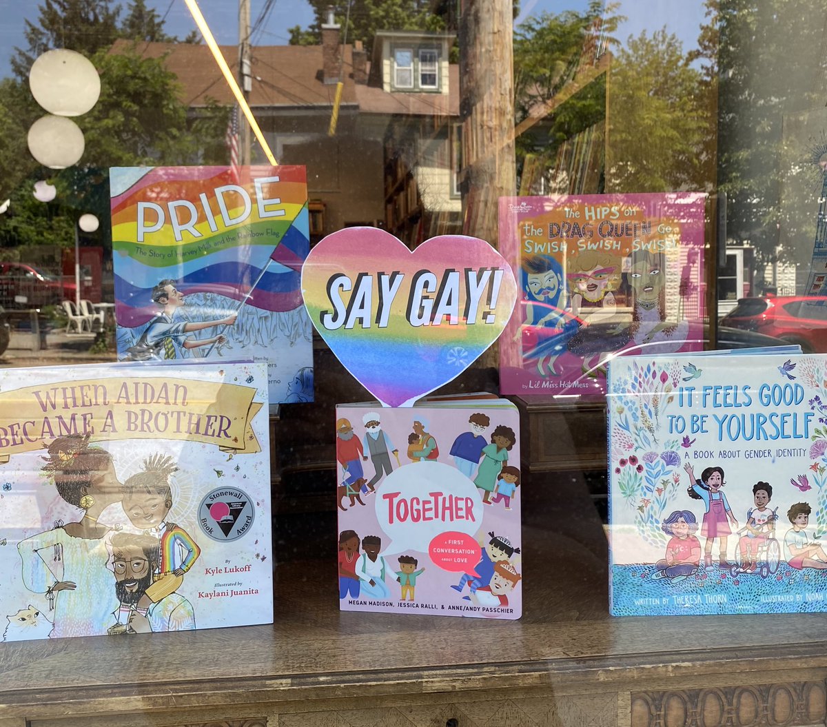 You know you’re doing something right when you hear people complaining about your window display 5 minutes after it goes up.