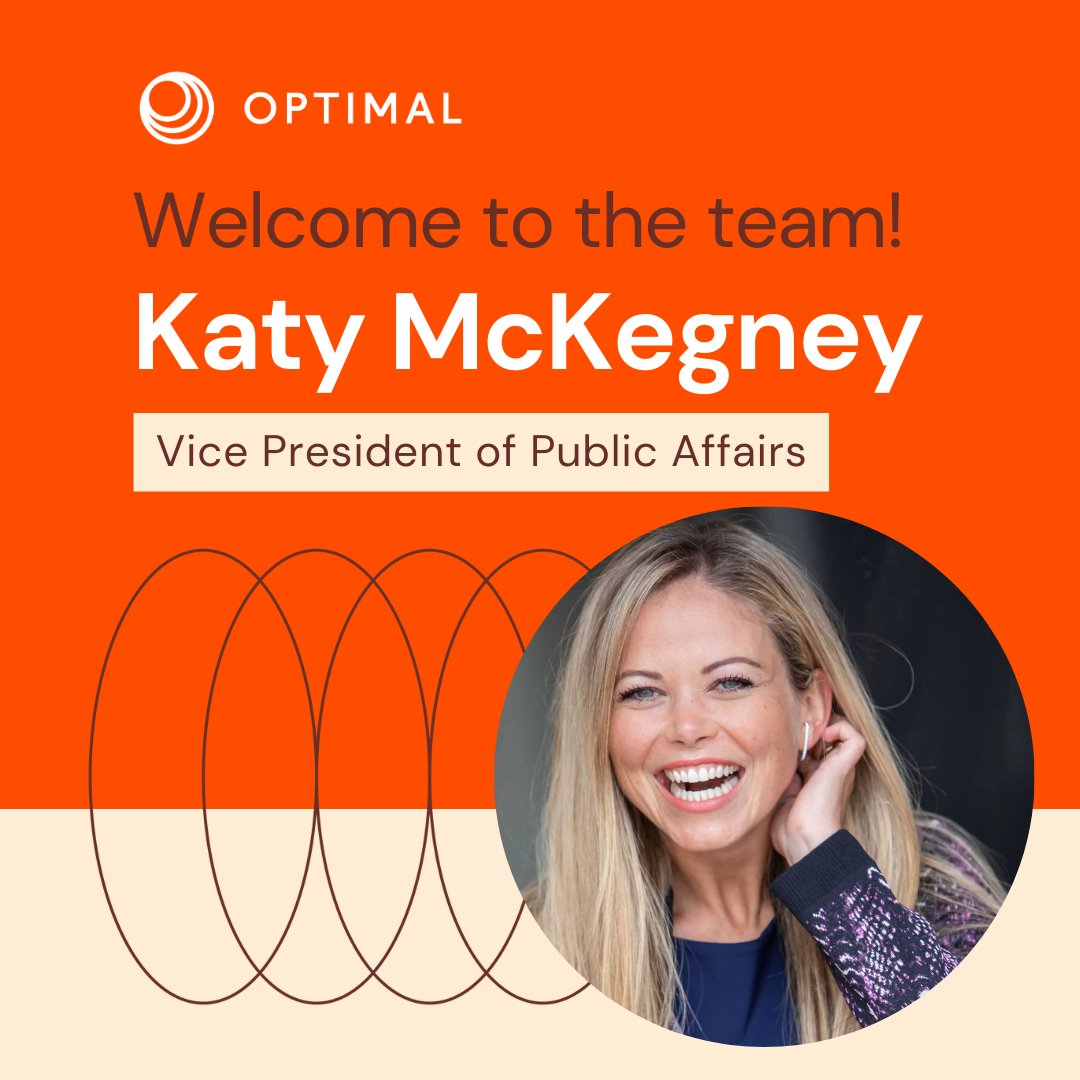 Join us in giving a warm welcome to our newest team member, Katy McKegney! 🎉 With a rich background in media, market research, and advertising, Katy brings a wealth of expertise to our Optimal Team. We're thrilled to have her on board.

Welcome to the team, Katy!