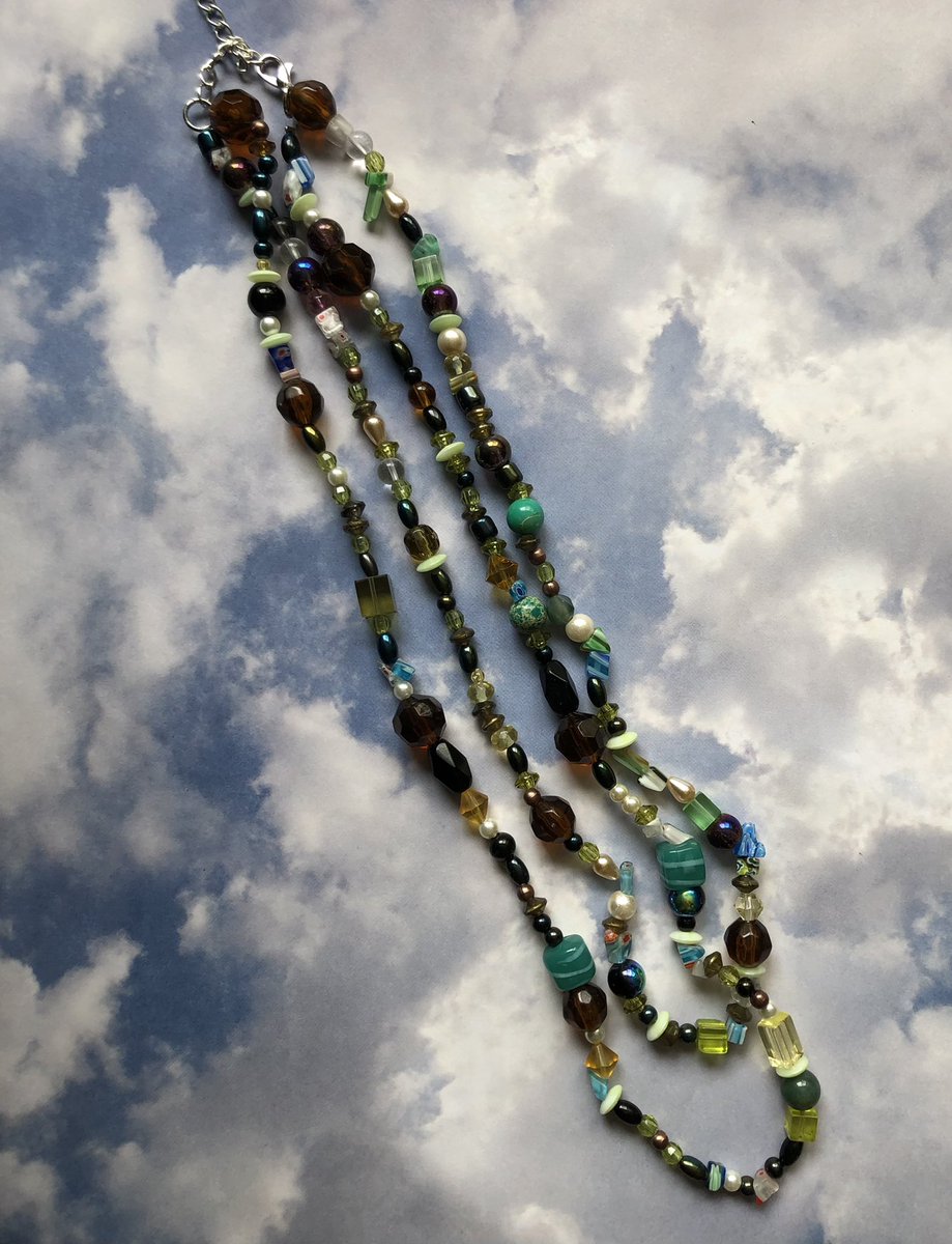 Double strand beaded beauty- Rhia