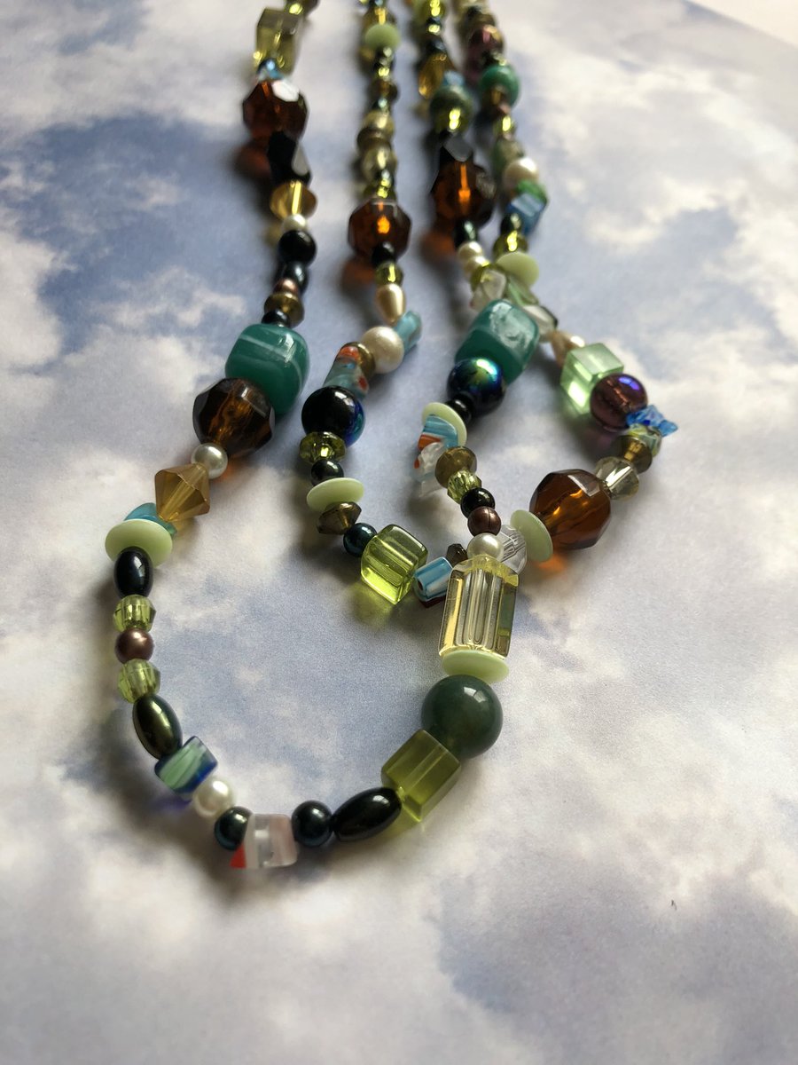 shopkeribeary's tweet photo. Double strand beaded beauty- Rhia https://t.co/YV1iRj45kq