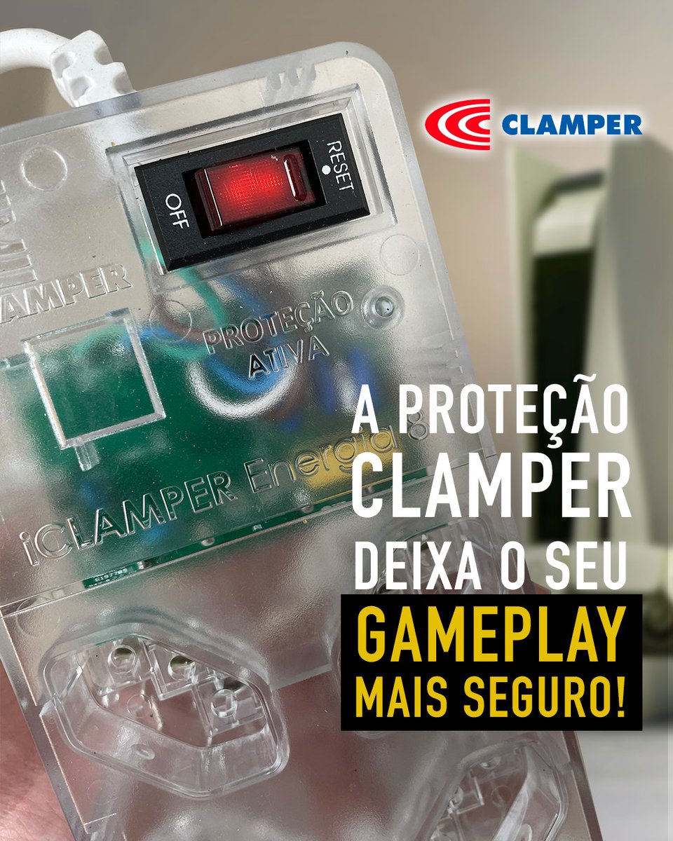 meuplaystation's tweet photo. Aproveita pra garantir logo seu iCLAMPER e deixar seu setup protegido contra raios e surtos elétricos
>>> https://t.co/Yx9lw6pT8J
#publi #iCLAMPER https://t.co/nH1nB678on