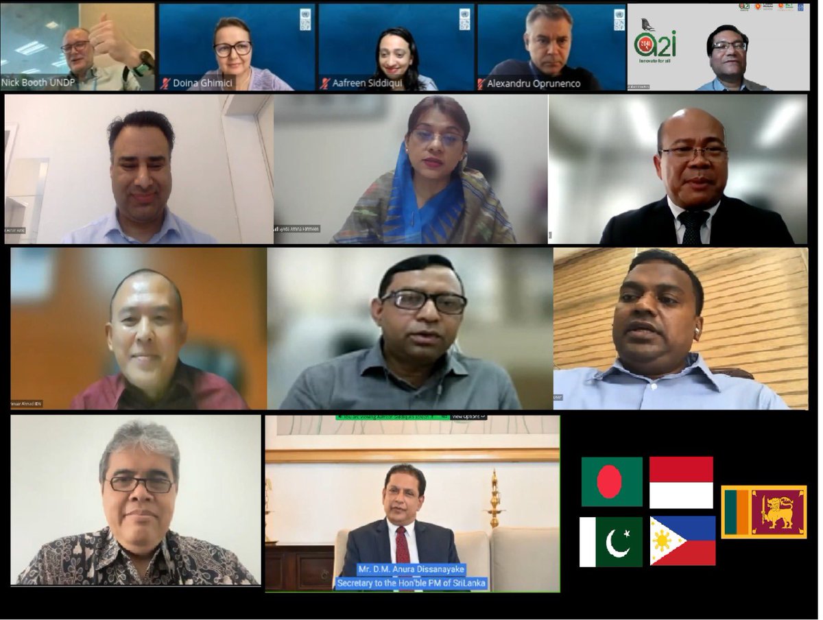 afreenundp's tweet photo. What does #Future of #Governance mean for policymakers?We hosted a brainstorming session this morning with a powerful panel of senior policymakers from #Bangladesh #Indonesia #Pakistan #Philippines & #SriLanka on their challenges and vision towards building #Anticipatory #Agile #Adaptive governance models.Part 2 of this discussion happening on 14th June. Something exciting coming soon! Stay tuned! @yanuarnugroho @adnanrafiq @DBMgovph @DCRGunawardena @kempanrb #ERD #bangladesh