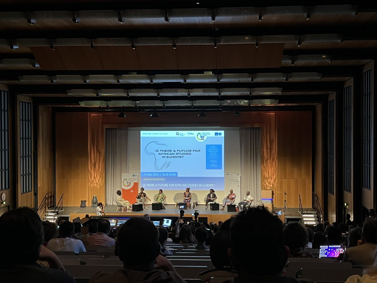 BanerjeeShonali's tweet photo. 8+ years later, @thabani_sere and I are finally attending a conference together! Delighted to be representing @CambridgeCSP at this year’s #ECAS2023 in Cologne. Powerful opening insights: Is there a future for African Studies in Europe? https://t.co/qwiyLGaWlK
