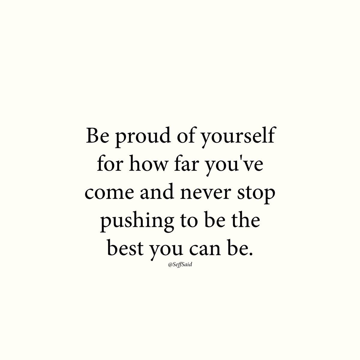 Be proud