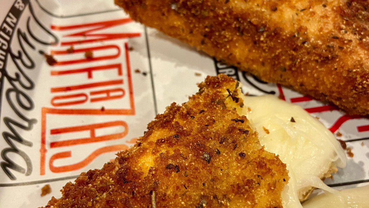 The aftermath of the first ravioli cheese stick bite...pure happiness.😊 Come see us tonight and try it for yourself!