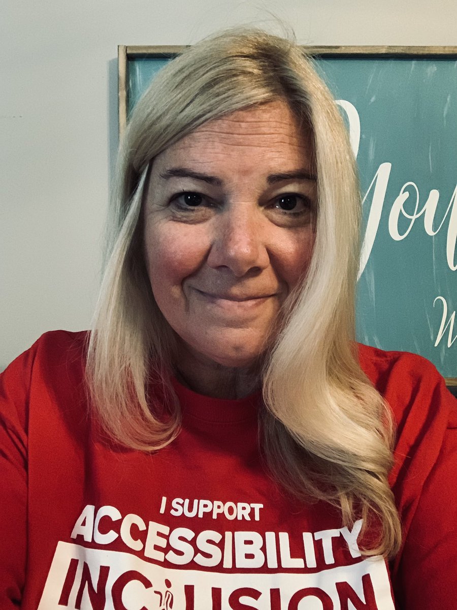 TrusteeAgnew's tweet image. Proud to wear my #redshirt today and any day if it means calling attention to the importance of accessibility and improving access and inclusion for EVERYBODY! In our schools, communities, neighbourhoods and beyond! @hcdsbSEAC @EasterSealsON #accessABILITY ❤️♿️ #removebarriers