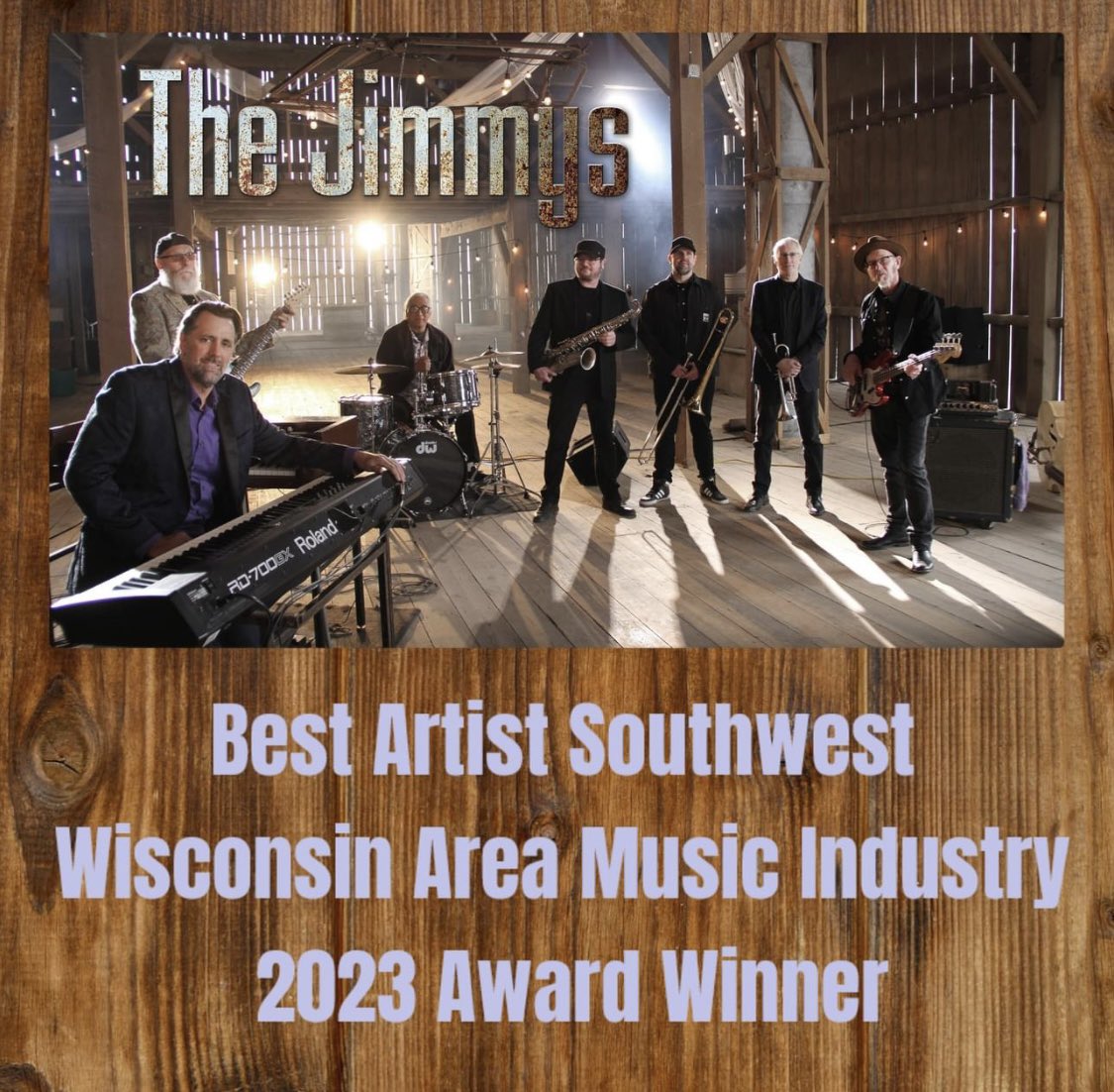 SaynerStarLake's tweet photo. Congratulations to The Jimmys for recently winning this WAMI (Wisconsin Area Music Industry) award! You can enjoy their talents at the Sayner-Star Lake Street Fair on August 6th from 1-4. 🎶 https://t.co/OOoelhJXBh https://t.co/0Lqmqwr6Xe