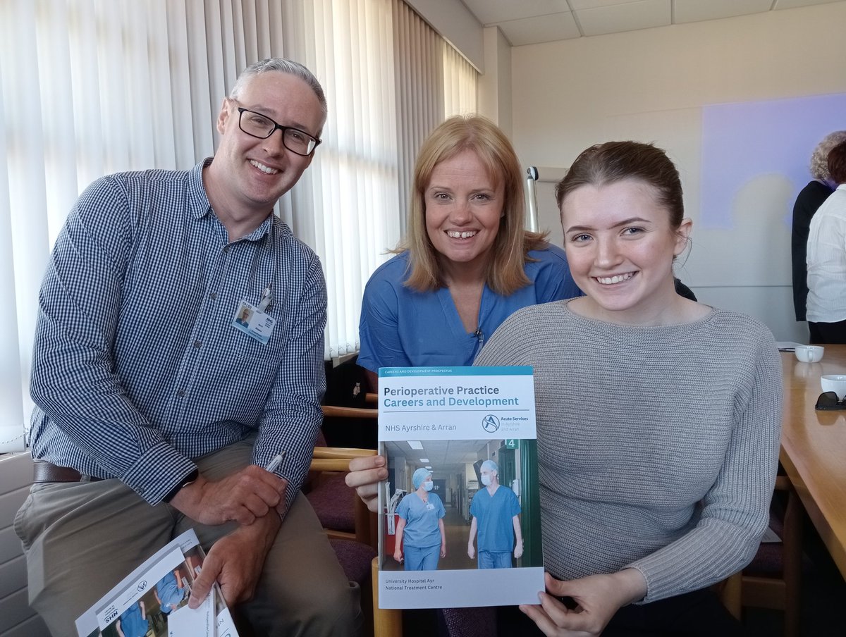 Great networking event yesterday, the teams thoroughly enjoyed hearing the shared experiences of colleagues in <a href="/NHSForthValley/">NHS Forth Valley</a> and <a href="/NHSScotCfSD/">Centre for Sustainable Delivery</a> <a href="/MelissaMilne12/">Melissa Milne</a> <a href="/MarieStein2/">Marie Stein</a> Thanks to those who participated, inspiring visit #oneteamonepurpose #theatre #periop