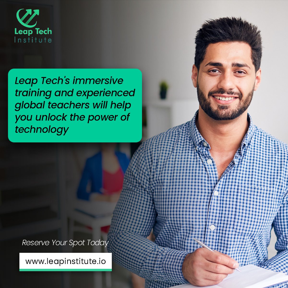 _LeapInstitute's tweet photo. Leap Tech's immersive training and experienced global teachers will help you unlock the power of technology.
All you have to do it to reserve your spot today by logging to our website and be among first come first serve Techies.
#leaptech #institutes #global #technology #AI https://t.co/C4xsx6Jvtm