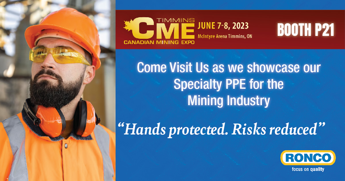 RoncoSafety's tweet image. RONCO Safety invites you to the highly anticipated Canadian Mining Expo: June 7th - 8th ⛏

📍 Visit our booth #P21 to explore our exceptional specialty Personal Protective Equipment (PPE) tailored specifically for mining. 📲 lnkd.in/e4SwTJdC

#CanadianMiningExpo