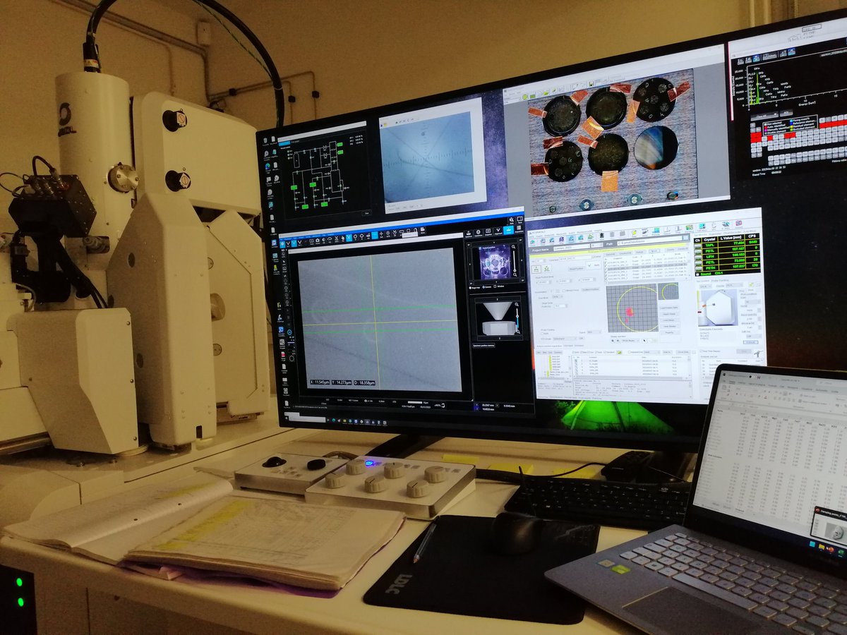 Visiting the <a href="/ISTerre_fr/">ISTerre</a> laboratories to perform EPMA analyses on crystal-hosted melt inclusions and pumice glasses. Aiming to reveal the volatile budget and the degassing history of magma erupted during the most explosive event of Rungwe volcano (Tanzania).