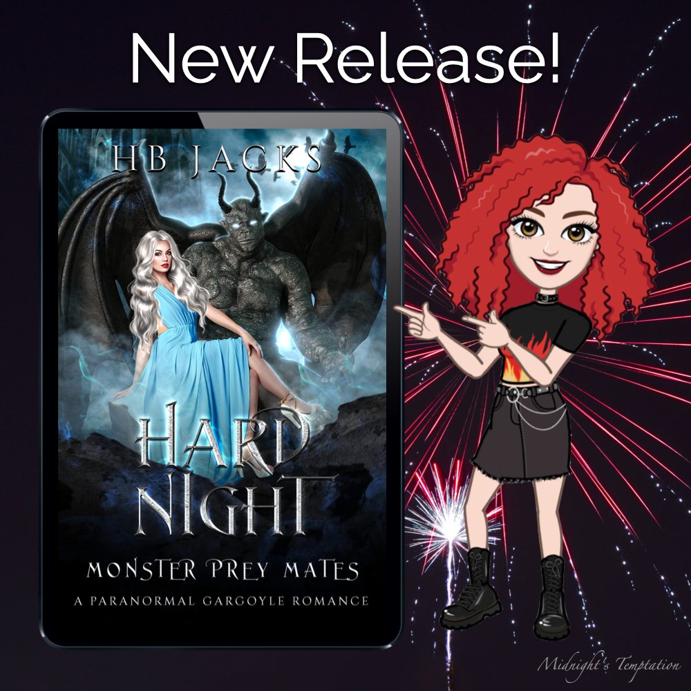 🎉 NEW RELEASE: Hard Night by HB Jacks
~~~
Read more: instagram.com/p/Cs6l7OOIEJI/

#ParanormalRomance #MonsterRomance #WhyChoose #NewRelease #OutNow #BookRecommendations #PNR #BookTwitter