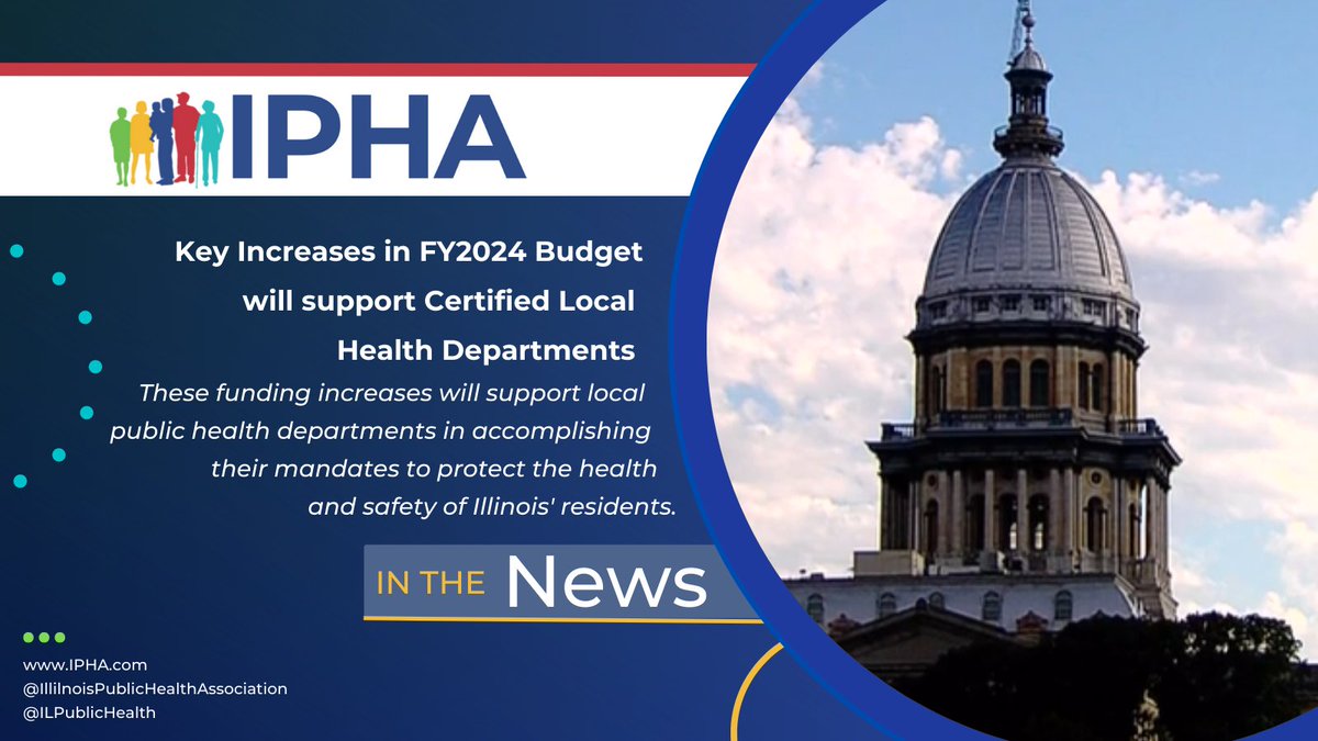 ILPublicHealth's tweet photo. WAND-TV recently ran a news story about the increased funding for local health departments. https://t.co/RByF0u6NYV https://t.co/Z2ZLjdmSA9