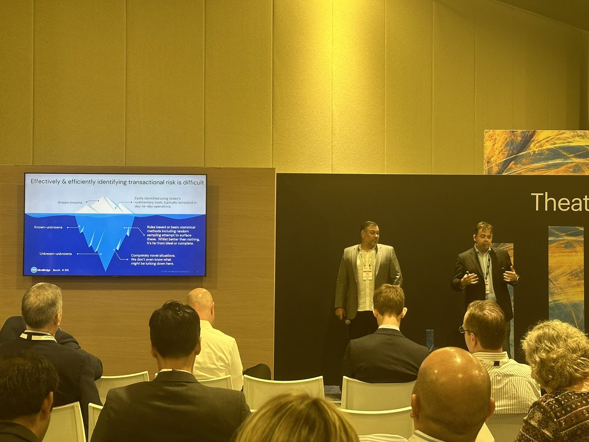 RachelAI's tweet photo. Find your unknown-unknowns using @mindbridge_ai @robingrosset talking about how we can empower enterprises to strengthen internal controls https://t.co/dIKCsIyxoe