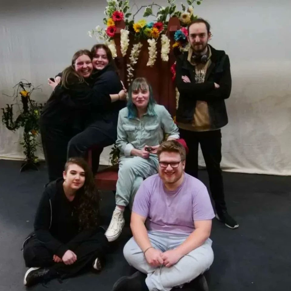 davs_tech's tweet photo. Crew from "Macbeth" did two shows and a live recording of it what an experience. Sound op is the way to go https://t.co/s8JNGoveY9