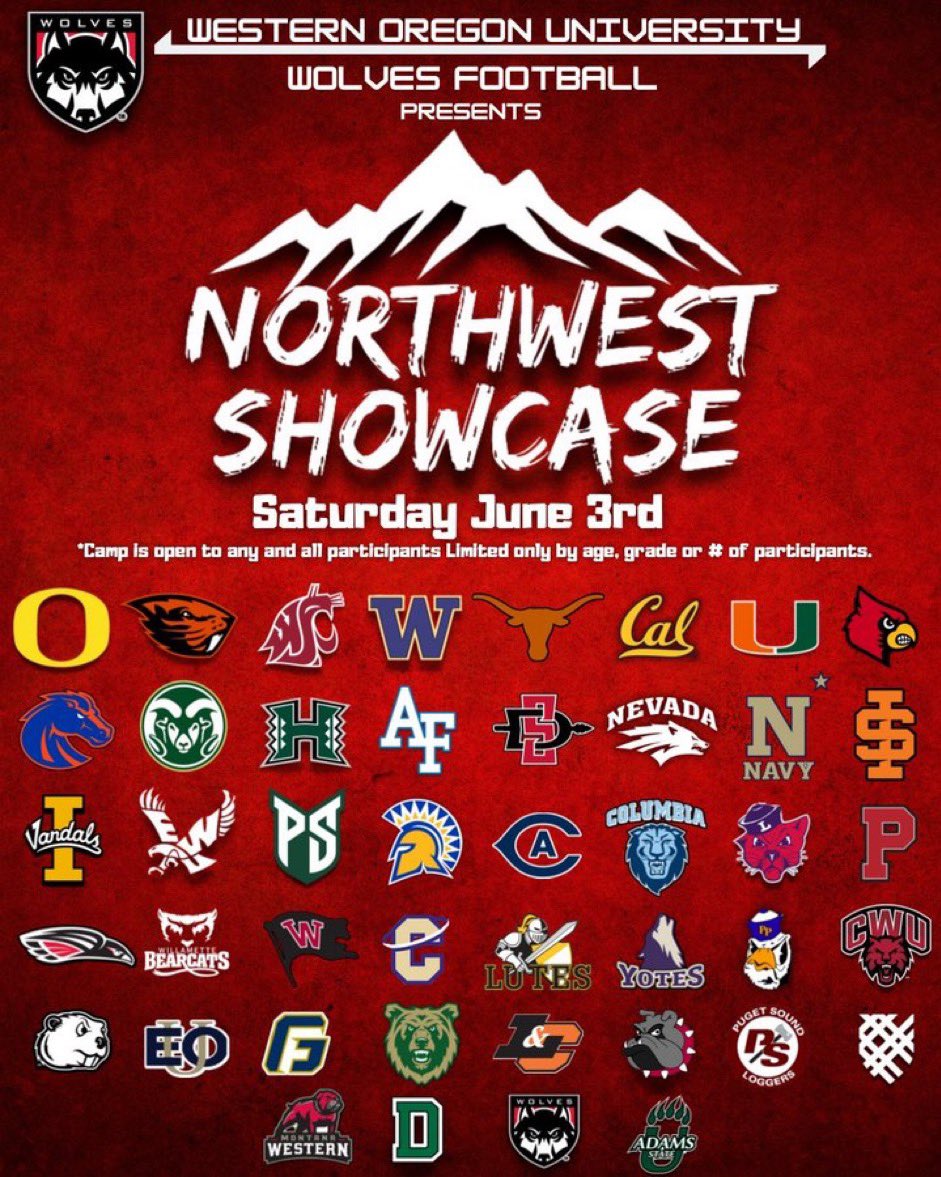 Wyatt Wessel (@wessel_wyatt) on Twitter photo Can’t wait to attend the <a href="/THENWSHOWCASE/">Northwest Showcase</a> this weekend! <a href="/JordanJ_/">Jordan Johnson</a> <a href="/BrandonHuffman/">Brandon Huffman</a> <a href="/Coach_D_Mac/">Darryl McBride Jr</a> <a href="/CoachJThomp/">Jesse Thompson</a> <a href="/WarriorLebanon/">Lebanon Warrior Football</a> Can’t wait to attend the <a href="/THENWSHOWCASE/">Northwest Showcase</a> this weekend! <a href="/JordanJ_/">Jordan Johnson</a> <a href="/BrandonHuffman/">Brandon Huffman</a> <a href="/Coach_D_Mac/">Darryl McBride Jr</a> <a href="/CoachJThomp/">Jesse Thompson</a> <a href="/WarriorLebanon/">Lebanon Warrior Football</a>