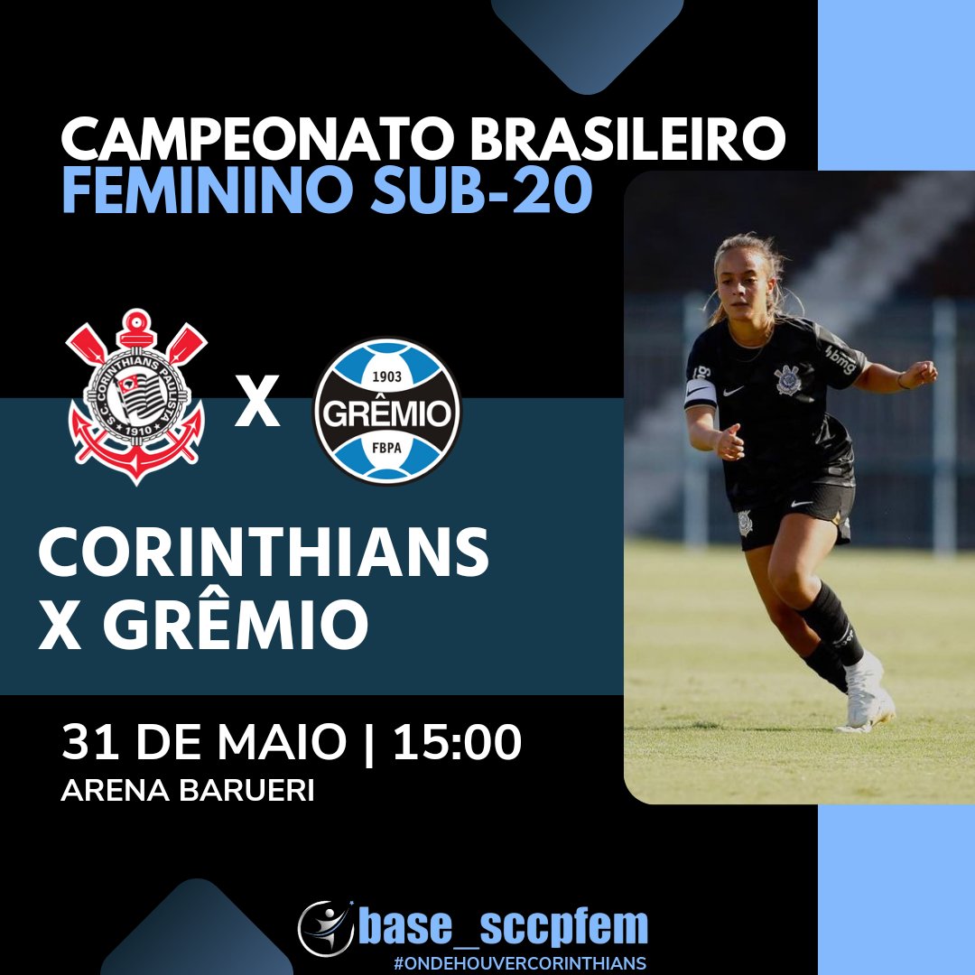 Sub-14 de Corinthians vence o Barueri pelo Campeonato Paulista de