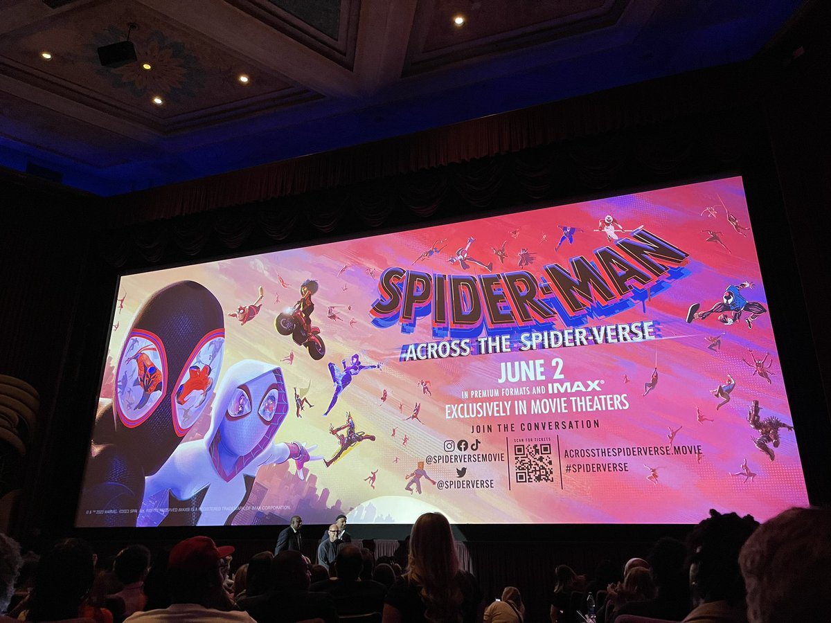🕷️Saw Spider-Verse. Loved Spider-Verse. I’m *technically* IN Spider-Verse (for like a second). I can’t say enough good things about this movie. Go see it, it’s unbelievable. Congrats to the amazingly talented team behind it. #SpiderManAcrossTheSpiderVerse