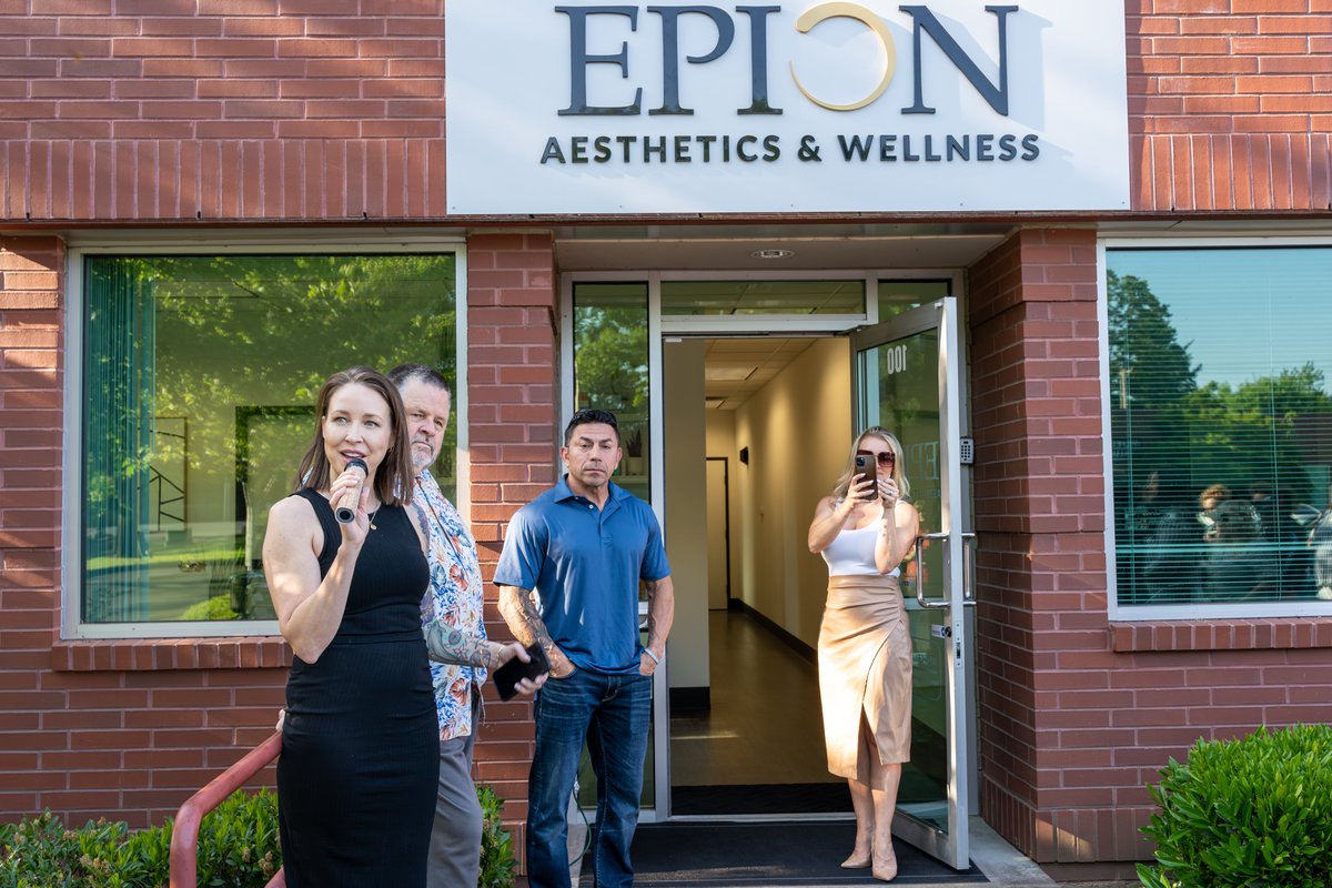 washcochamberor's tweet image. 🎀 Ribbon-Cutting and Grand Opening Celebration 

Celebrating Epion Aesthetics &amp;amp; Wellness, a luxury med spa that redefined your perception of beauty. Learn more at epionaestheticsandwellness.com

#WhereBusinessHappens #Chambe #Communit #Belonging #GrandOpening #LOCAL