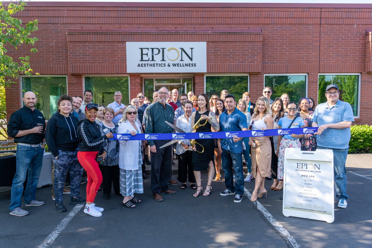 washcochamberor's tweet image. 🎀 Ribbon-Cutting and Grand Opening Celebration 

Celebrating Epion Aesthetics &amp;amp; Wellness, a luxury med spa that redefined your perception of beauty. Learn more at epionaestheticsandwellness.com

#WhereBusinessHappens #Chambe #Communit #Belonging #GrandOpening #LOCAL