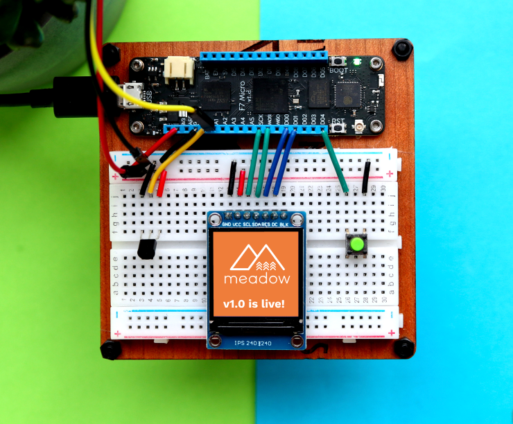 Meadow v1.0 is here! After 6 years of development, 3 years of betas, and 1.5MM lines of code, we're excited to announce its production readiness. 

Field-deployed apps are now stable and updatable, revolutionizing #IoT development.  

 Learn more: wldrn.es/keynote-v1