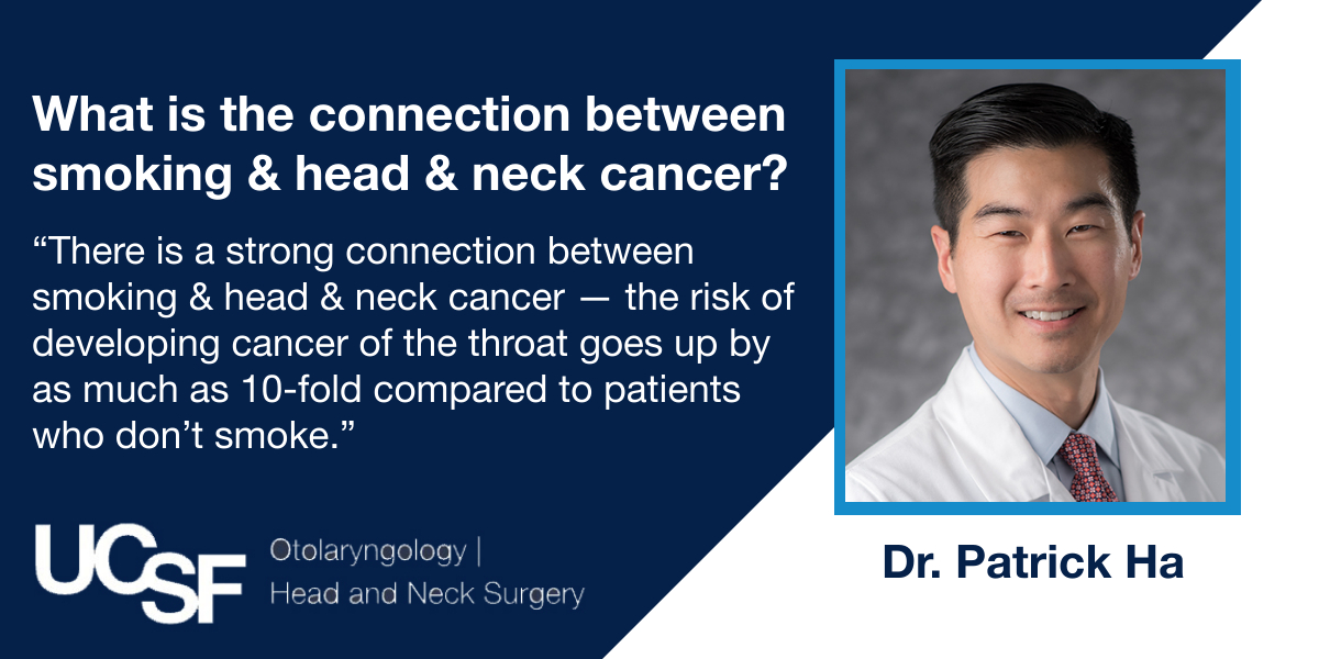 On #WorldNoTobaccoDay, read insights from @UCSF_OHNS's Dr. Patrick Ha on the connection between smoking & head & neck cancer. #HNCancer ohns.ucsf.edu/news/ohns-and-…